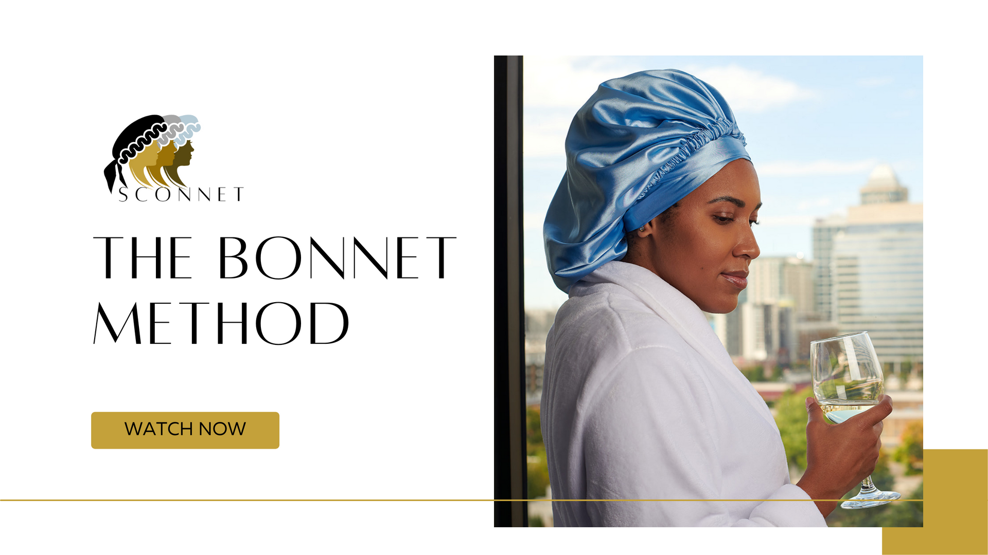 Load video: For those of you who prefer protective styles like twists, locs and braids, you can put the scarf attachment inside the bonnet and then place the bonnet over your head.