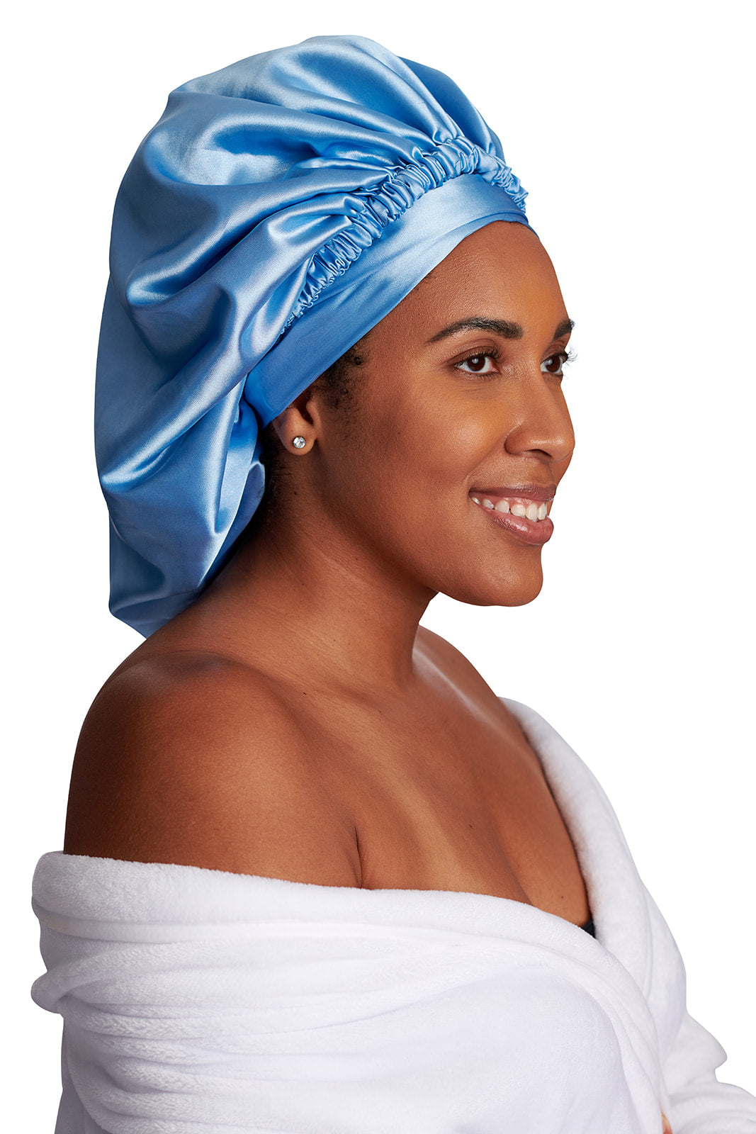 Universal Luxe Hair Sconnet (Gen I) - Light Blue Satin